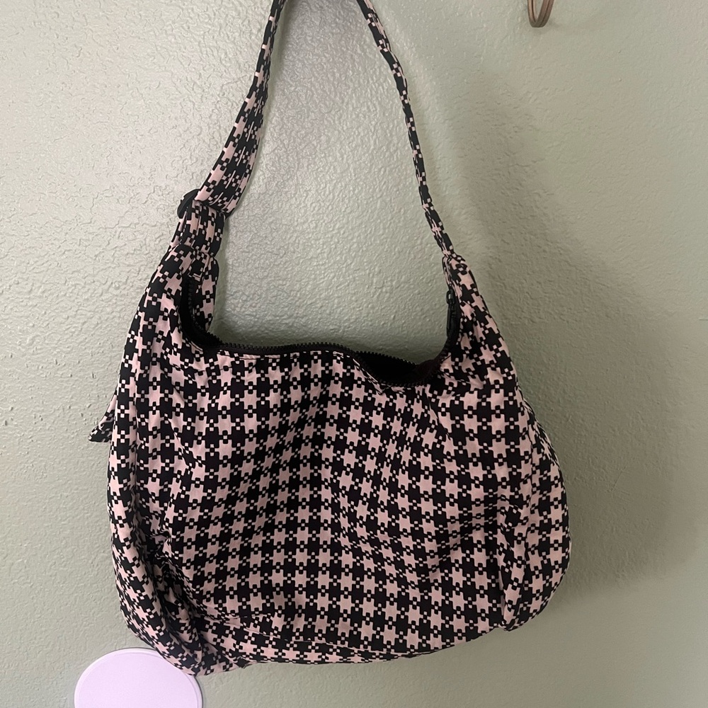 Baggu Pixel Gingham Shoulder Bag